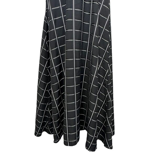 Sister Jane Ghospell Outake Check Black Open Back Midi Dress Size S - Picture 3 of 8